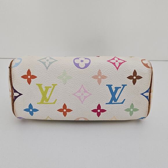 Louis Vuitton Takashi Murakami White Multicolor Mini Speedy - Picture 7 of 12